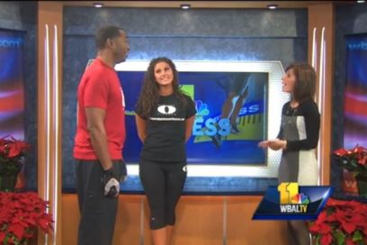 WBAL Fitness Segment, Monte demonstrates at-home workouts