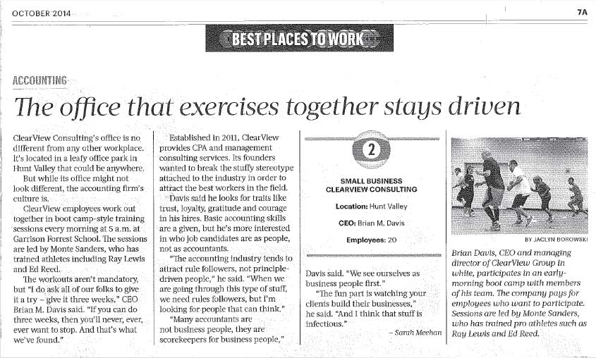 alt="Newspaper article about MBS Fitness Lab"
