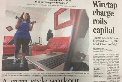MBS Online Workouts Featured in Baltimore Sun!