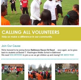Join Us for Ed Reed Fitness Camp for Baltimore Students!