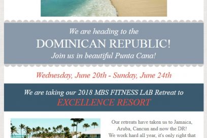 Join us in the Dominican Republic for our MBS Retreat!